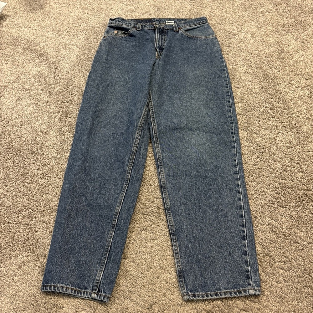 VTG Levi's 560 Loose Fit Paper Tag Made in USA 31x30 Tapered Leg Orange Tab Jean